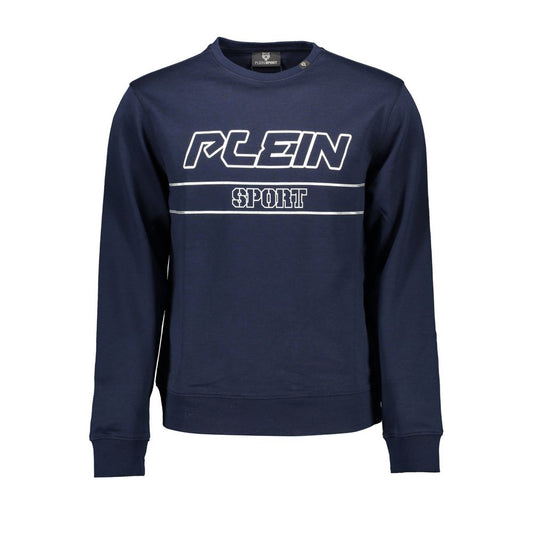 Blue Cotton Men's Sweatshirt