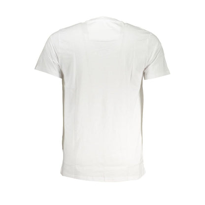 White Cotton Men T-Shirt