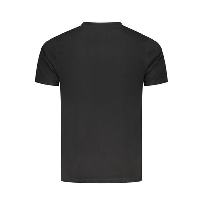 Black Cotton Men's T-Shirt