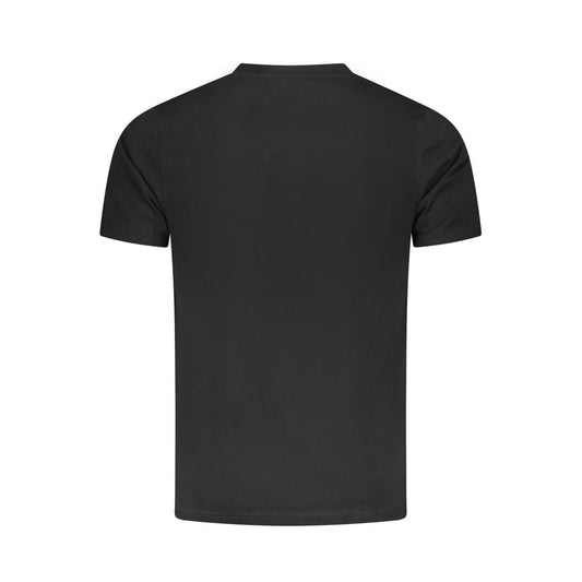 Black Cotton Men's T-Shirt
