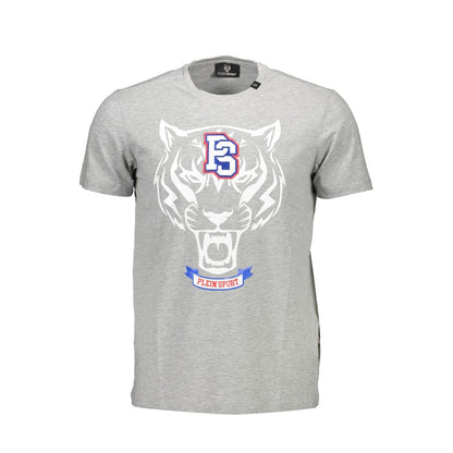 Brown Cotton Men T-Shirt