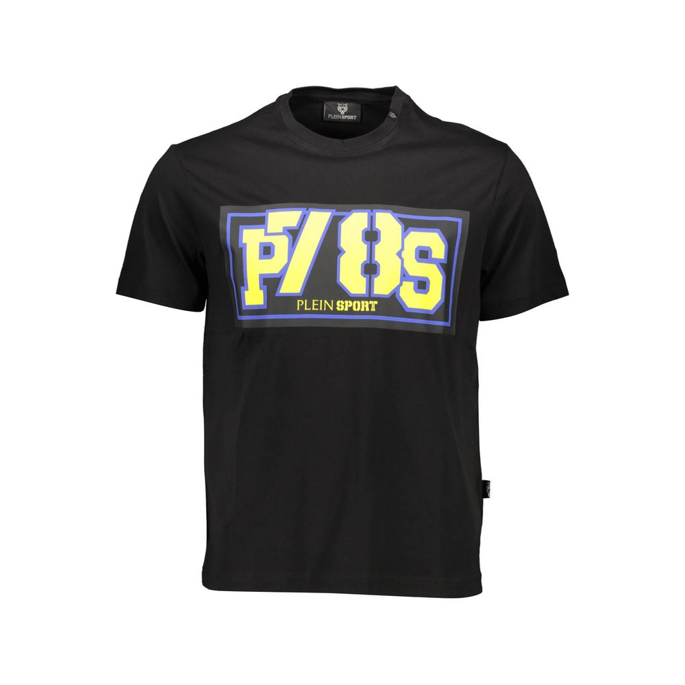 Black Cotton Men's T-Shirt