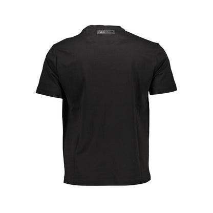 Black Cotton Men's T-Shirt