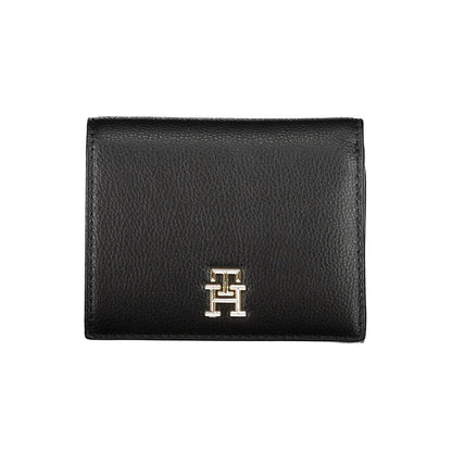 Black Polyurethane Women Wallet