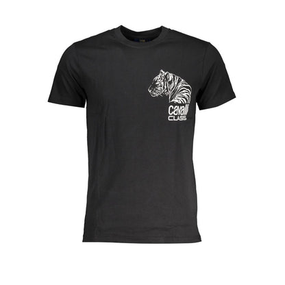 Black Cotton Men's T-Shirt