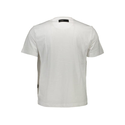 White Cotton Men's T-Shirt