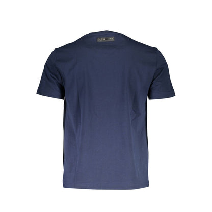 Blue Cotton Men's T-Shirt