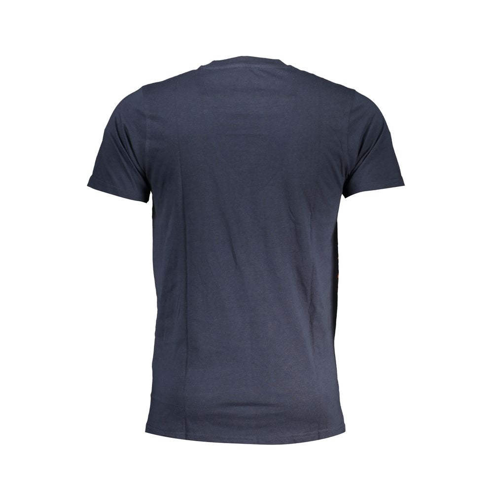 Blu Cotton Mens T-Shirt