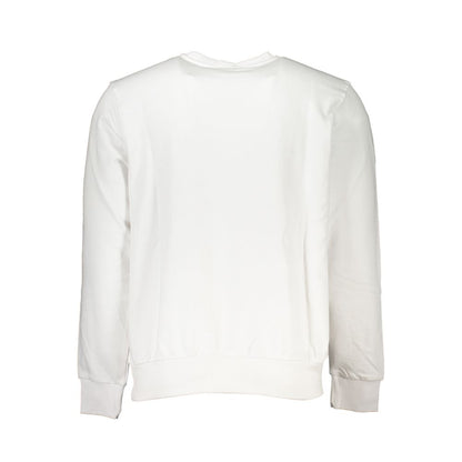 White Cotton Men's Sweatshirt