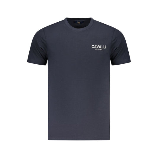 Blu Cotton Men T-Shirt