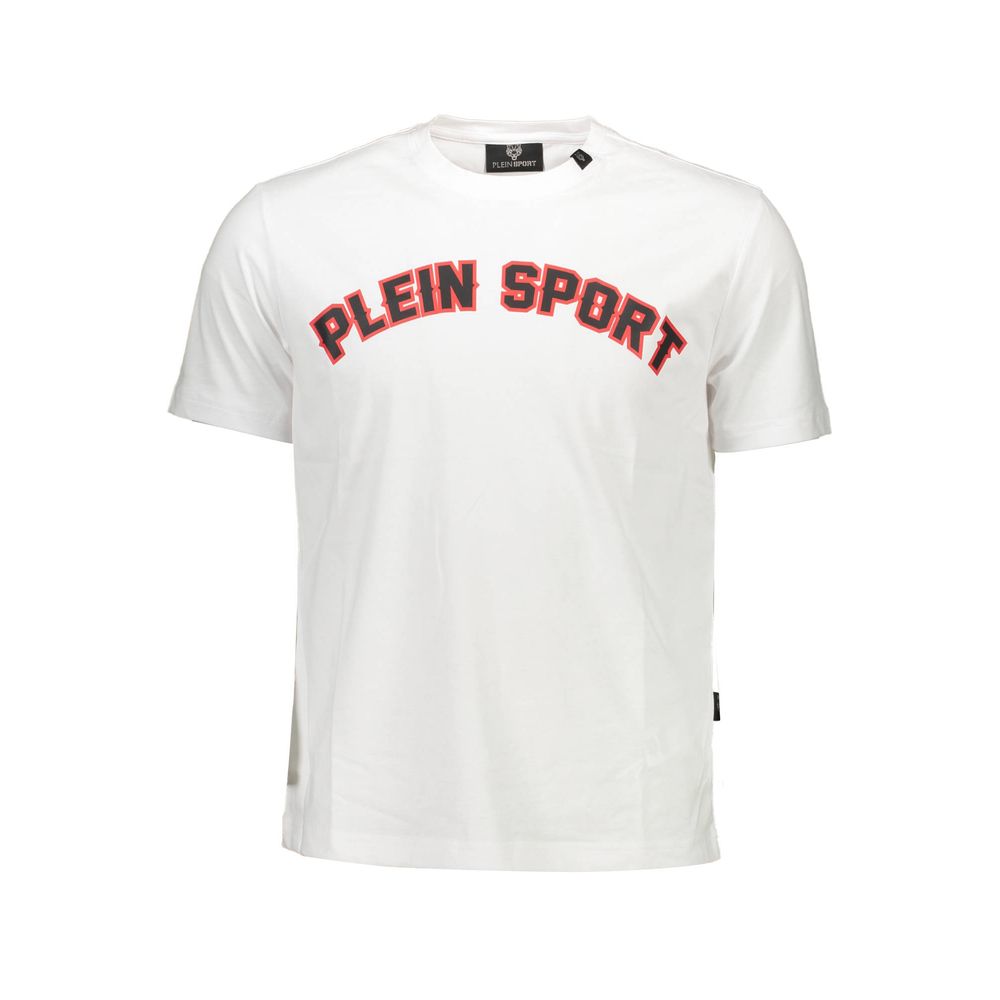 White Cotton Men's T-Shirt