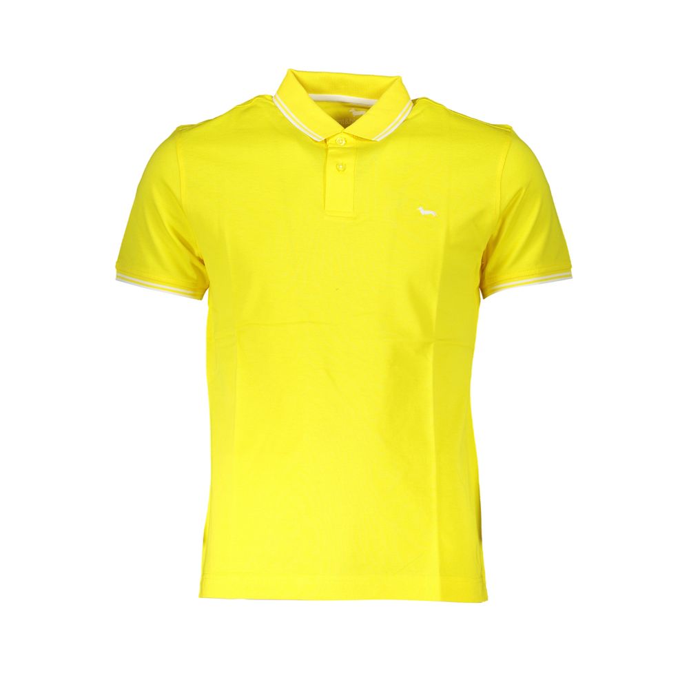Yellow Cotton Polo Shirt