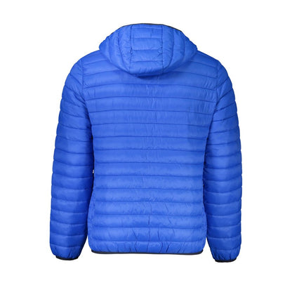 Blu Poliammide Men's Jacket