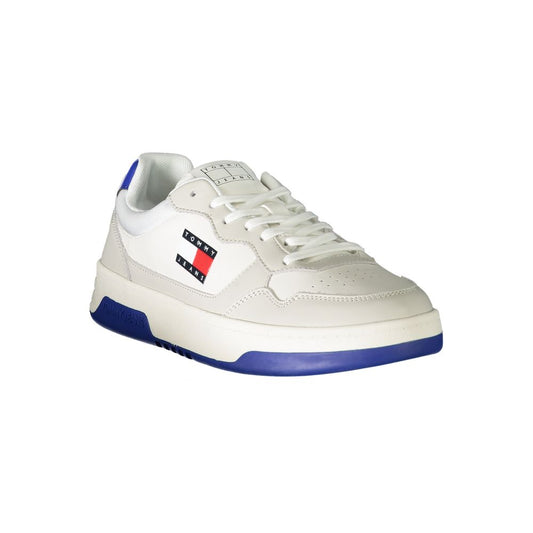 Bianco Polyurethane Men Sneaker