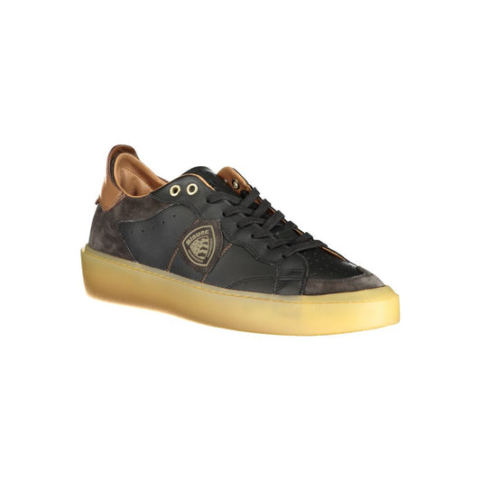 Nero Leather Men Sneaker