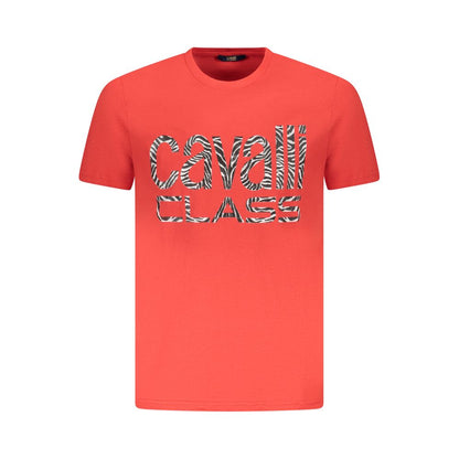 Red Cotton Men T-Shirt