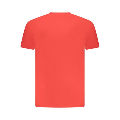 Red Cotton Men T-Shirt
