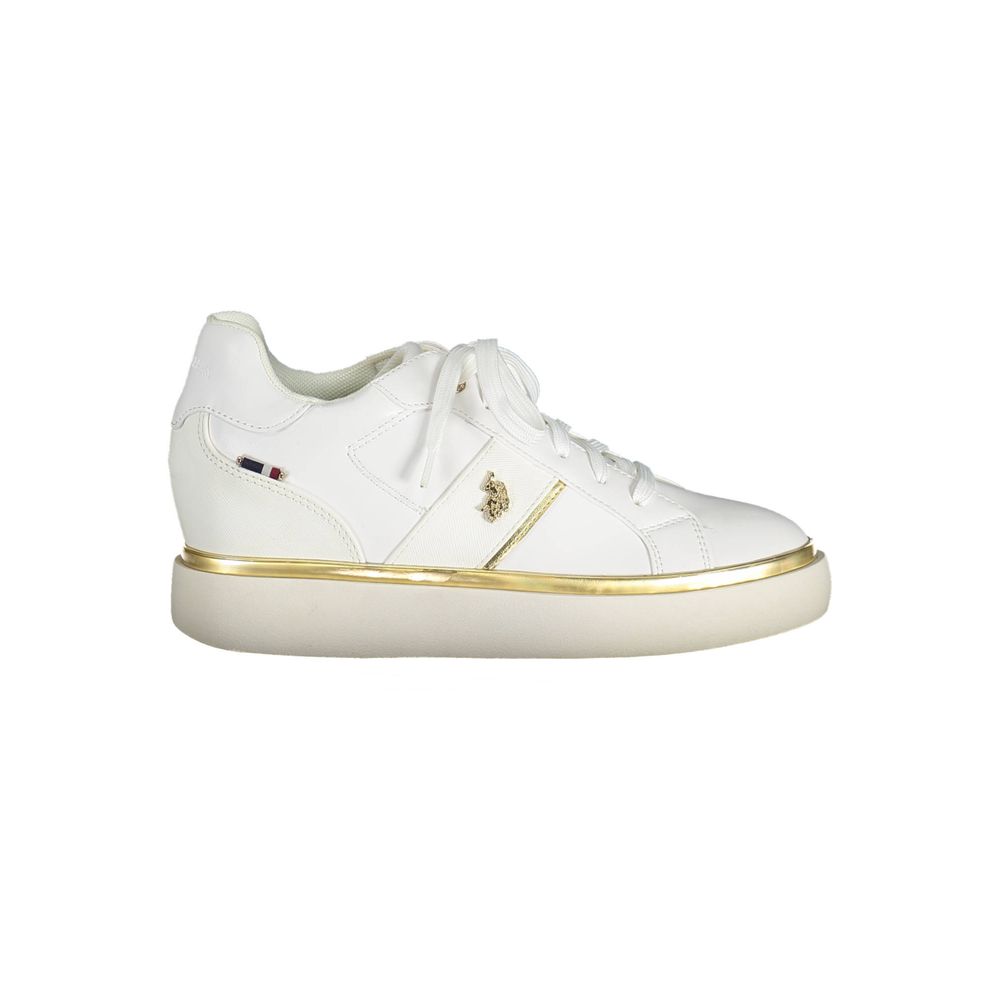 Bianco Poliestere Women Sneaker