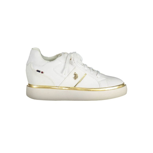 Bianco Poliestere Women Sneaker