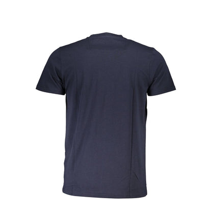 Blue Cotton Men's T-Shirt
