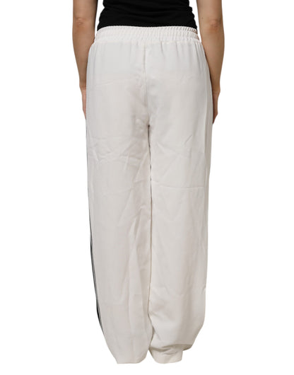 White Jogger Sweatpants Pants