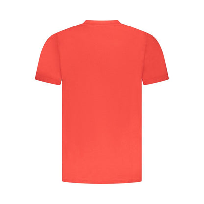 Red Cotton Men T-Shirt