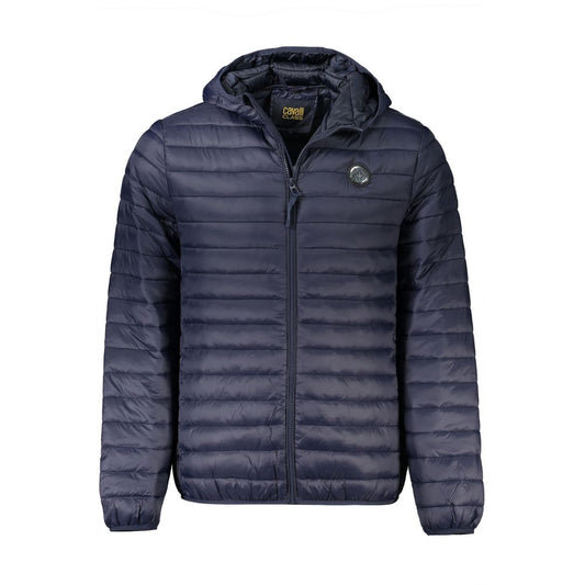 Blue Polyamide Men's Jacket