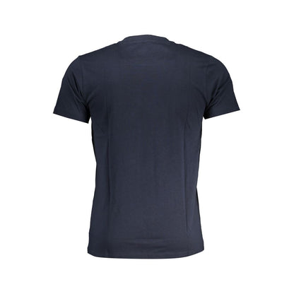 Blu Cotton Men T-Shirt