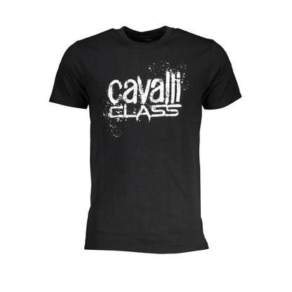 Black Cotton Men's T-Shirt