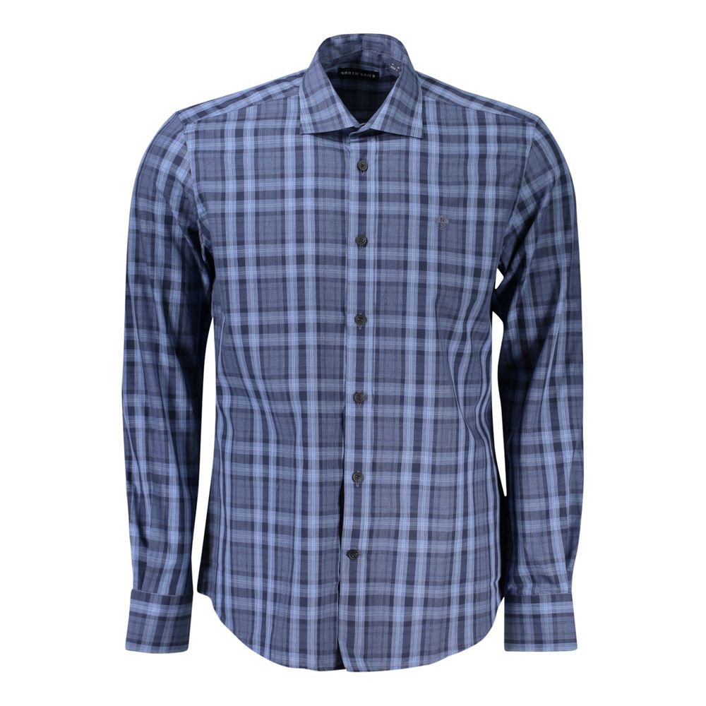 Azzurro Cotton Men's Shirt