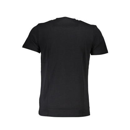 Black Cotton Men's T-Shirt
