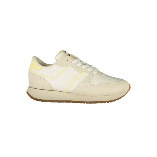 Beige Polyurethane Women Sneaker