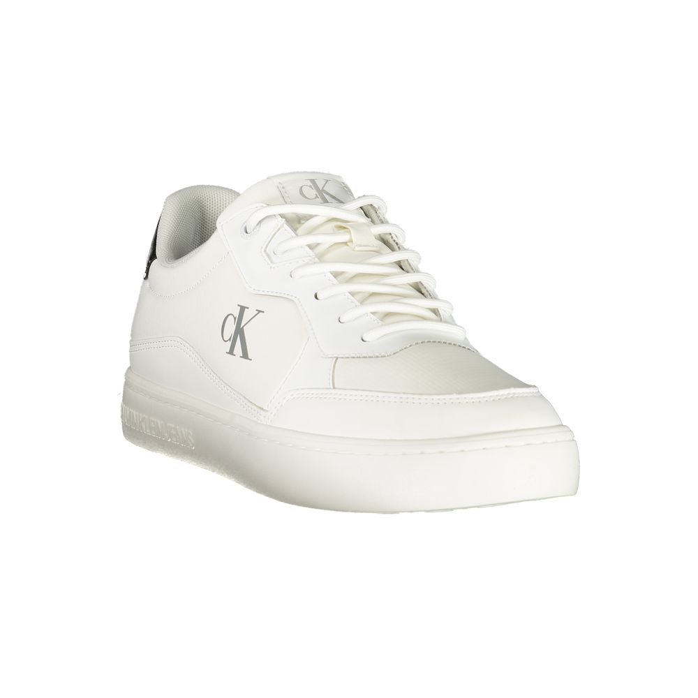 Bianco Polyurethane Men Sneaker