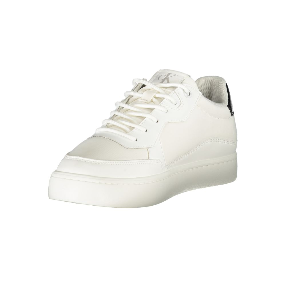 Bianco Polyurethane Men Sneaker
