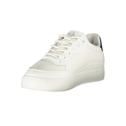 Bianco Polyurethane Men Sneaker