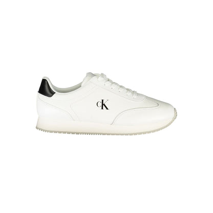 Bianco Polyurethane Men Sneaker