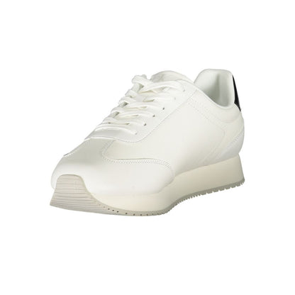 Bianco Polyurethane Men Sneaker