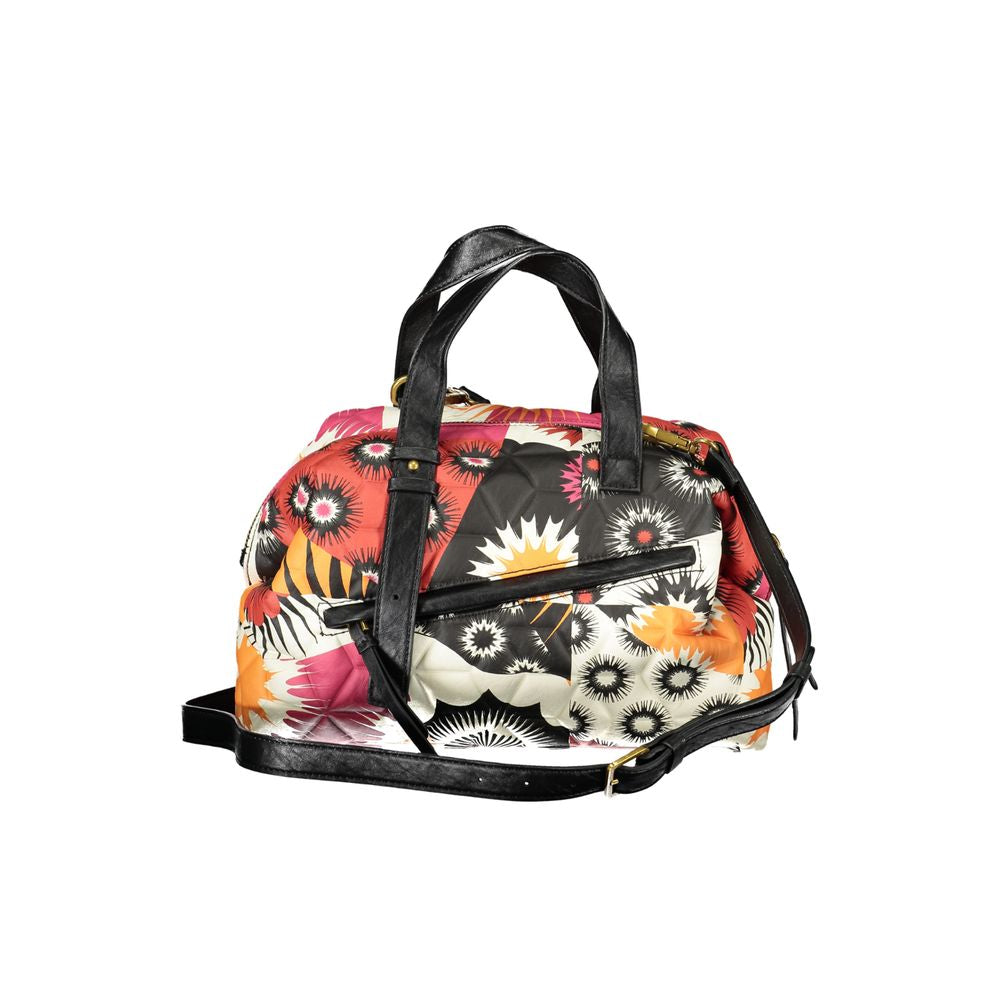 "Nero Poliuretano Woman Handbag"