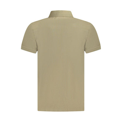 Marrone Cotton Men Polo