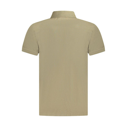 Marrone Cotton Men Polo