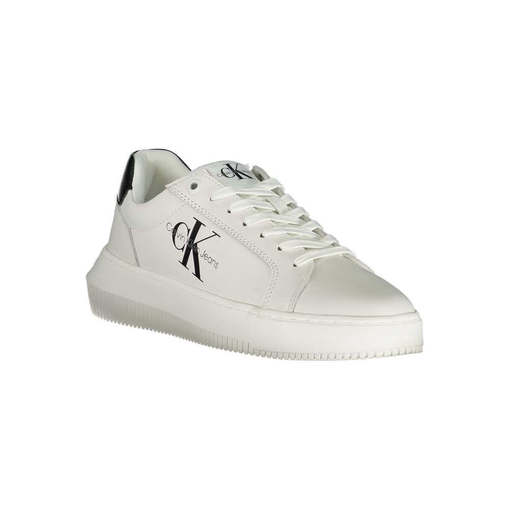 White Leather Women Sneaker