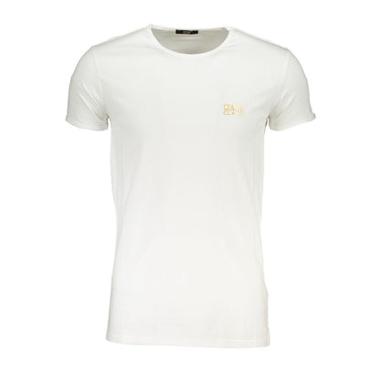 White Cotton Men's T-Shirt