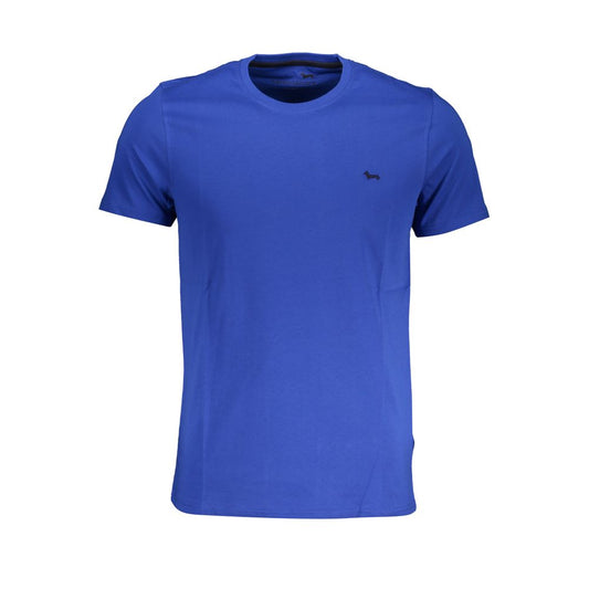 Blu Cotton Men T-Shirt