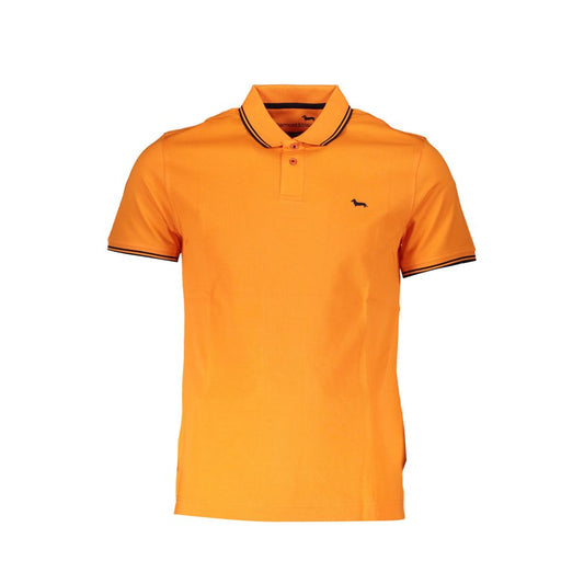 Orange Cotton Polo Shirt