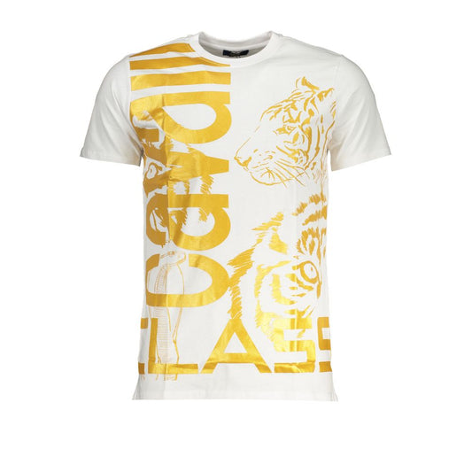 White Cotton Men's T-Shirt