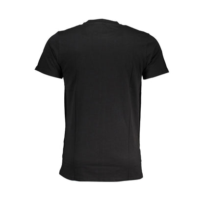 Black Cotton Men T-Shirt