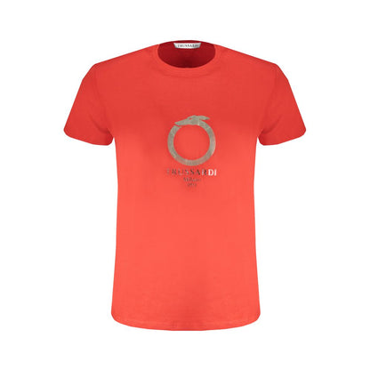 Red Cotton Men T-Shirt