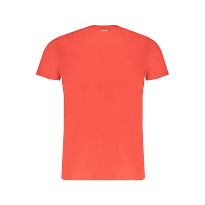 Red Cotton Men T-Shirt