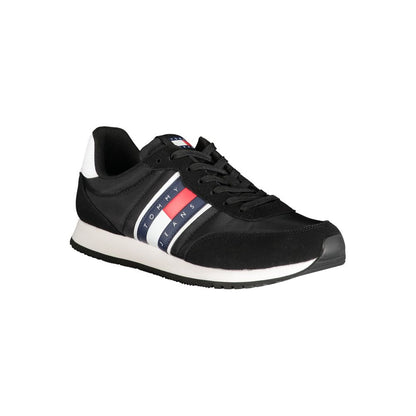 Nero Polyester Men Sneaker