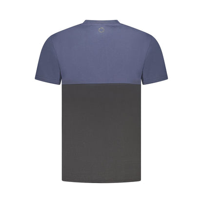 Blue Cotton Men's T-Shirt